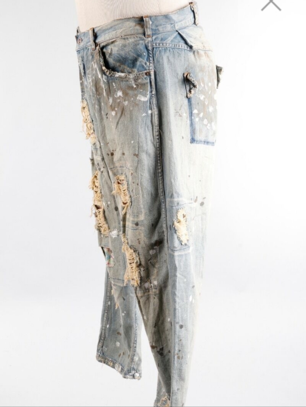 Magnolia Pearl Calico Miners Denim Pants - Picture 5 of 11